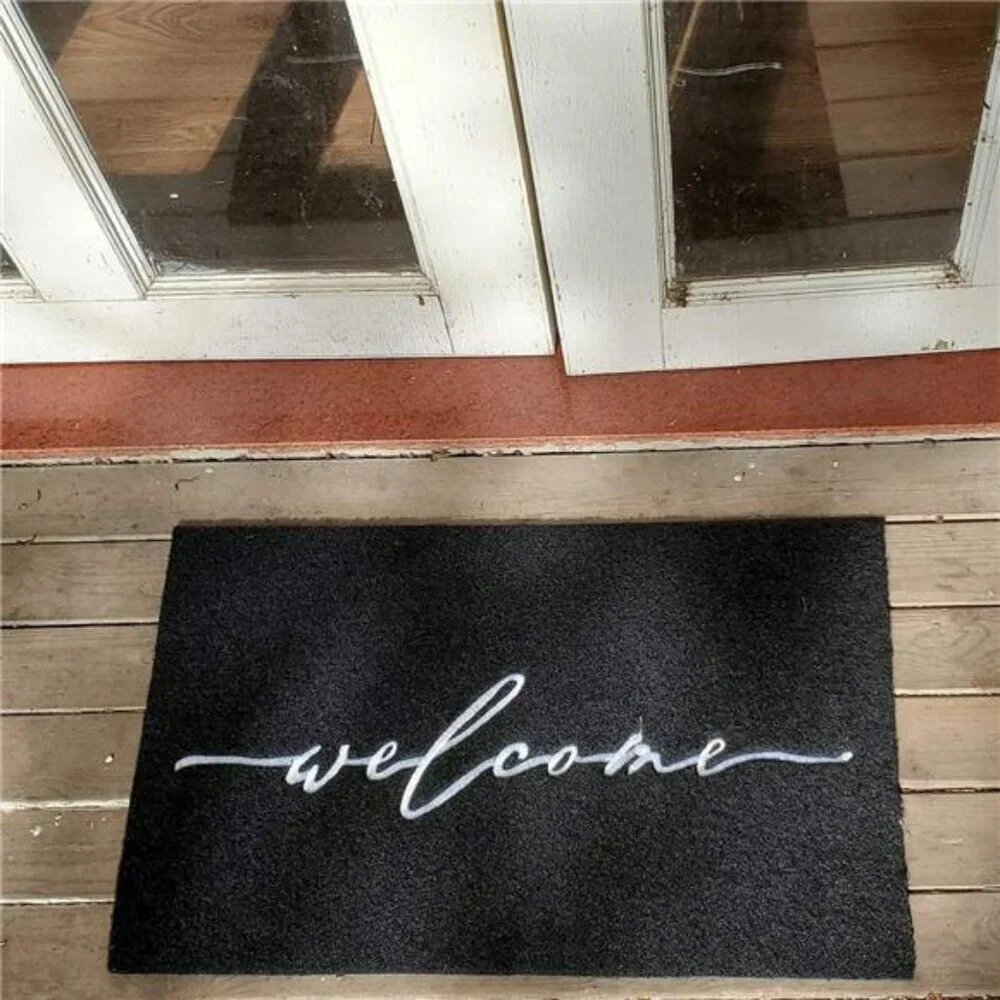 Welcome Mat Door Mats Outdoor with Non Slip Rubber Backing Front Door Mat